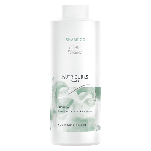 Wella NutriCurls Shampoo for Waves - No Sulfates Added - Бессульфатный шампунь для вьющихся волос 1000 мл