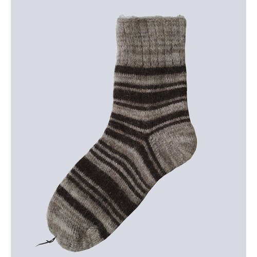 фото Носки шерстяные носки, размер 42/44, коричневый, бежевый наши носки