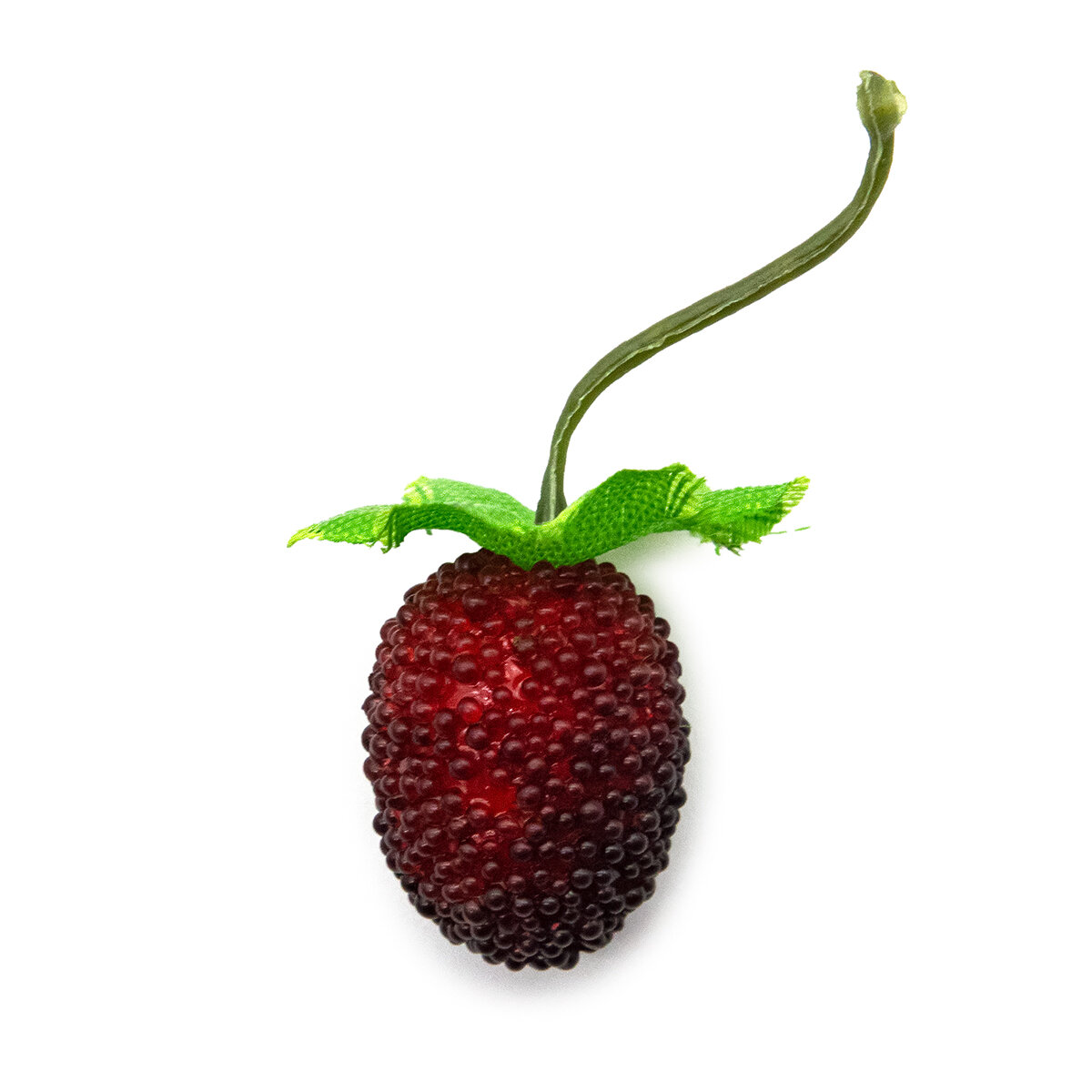 Ягоды искусственные Ежевика Айрис 2AR155 красные 55 см 5 штук