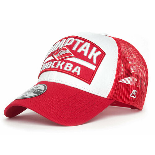 фото Бейсболка atributika & club, размер 55-58, красный