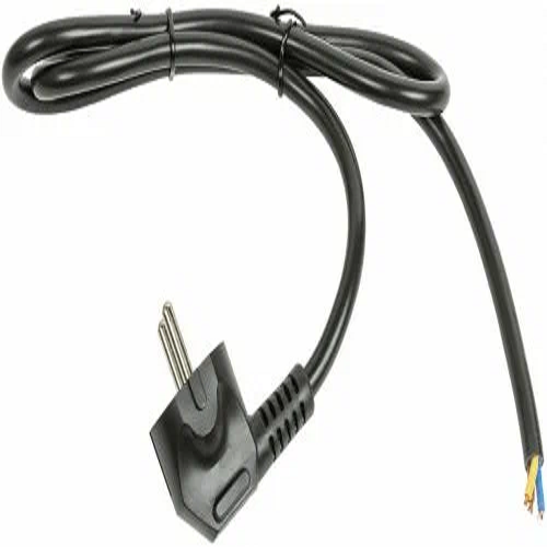 Кабель питания Filum FL-PC-SH90-C2-1.0-BK ПВС-ВП 3x1.5 CEE 7/7 (Schuko) угловая - свободный конец, 220/250В, 16А, чёрный, 1м