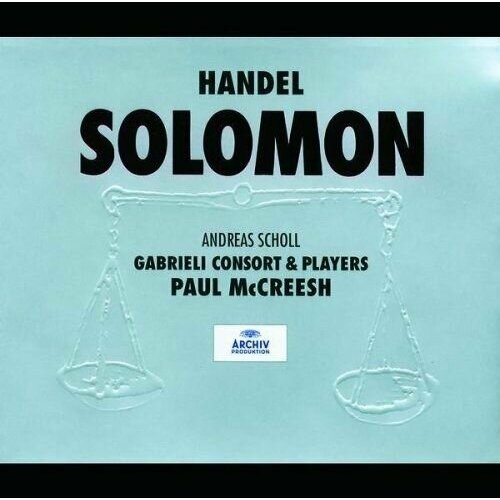 Audio CD HANDEL: Solomon. McCreesh (3 CD) audio cd handel tamerlano maureen lehane alexander young janet baker norma burrowes patricia kern 3 cd