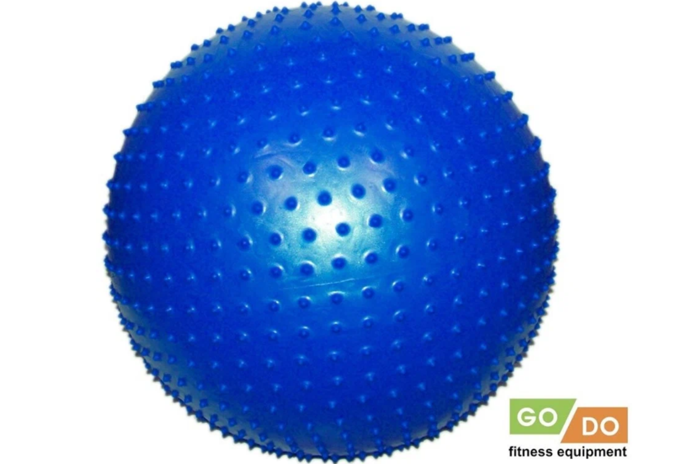Мяч для фитнеса с массажными шипами GO DO 60см МА-60 (синий) 07121