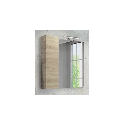 Зеркальный шкаф 80x80 см дуб сонома Comforty Тромсе 00004142222 10492₽
