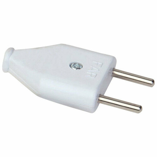 Вилка far штекер 10а белый 449₽