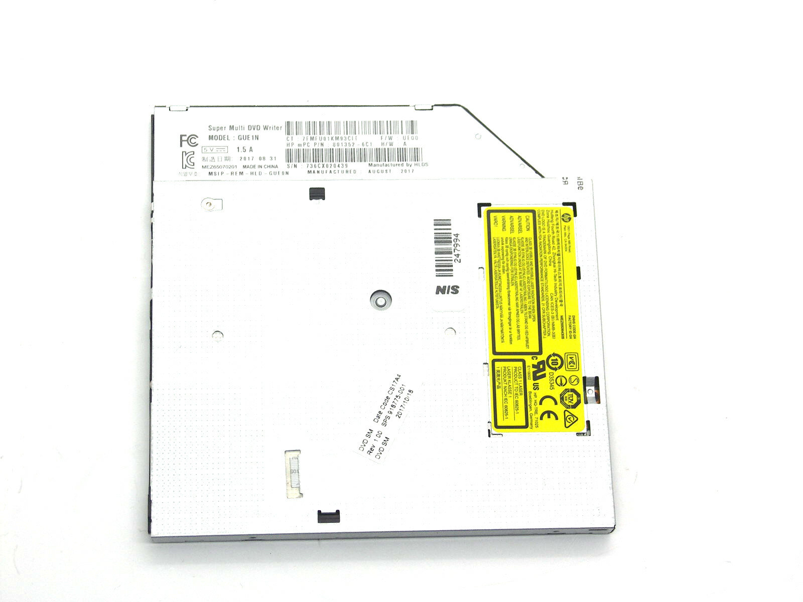 Оптический привод DVD ± R/RW (SATA) (для ноутбука) slim 9,5mm Hitachi-LG GUE1N