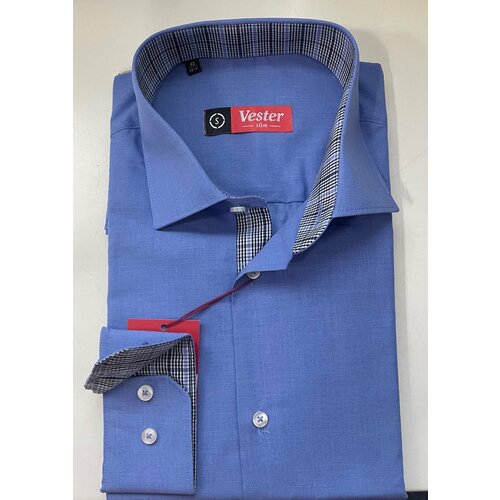 фото Рубашка vester, размер 40/176-182, синий