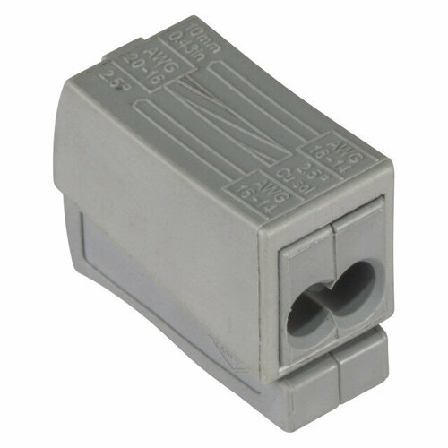 Клемма соединительная navigator ntc 3х25кв мм 5шт серый 699₽