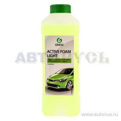 фото Автошампунь active foam light для бесконтактной мойки 1л grass 132100