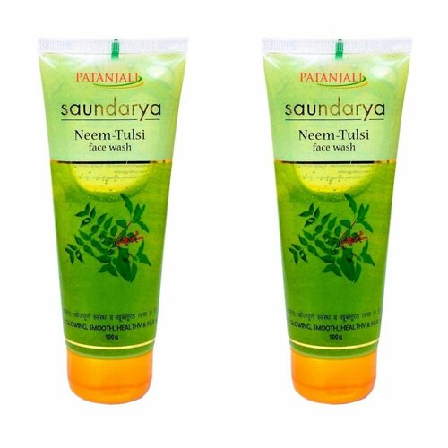 Patanjali Гель для умывания Saundarya Neem-Tulsi 150 гр 2 шт 1135₽