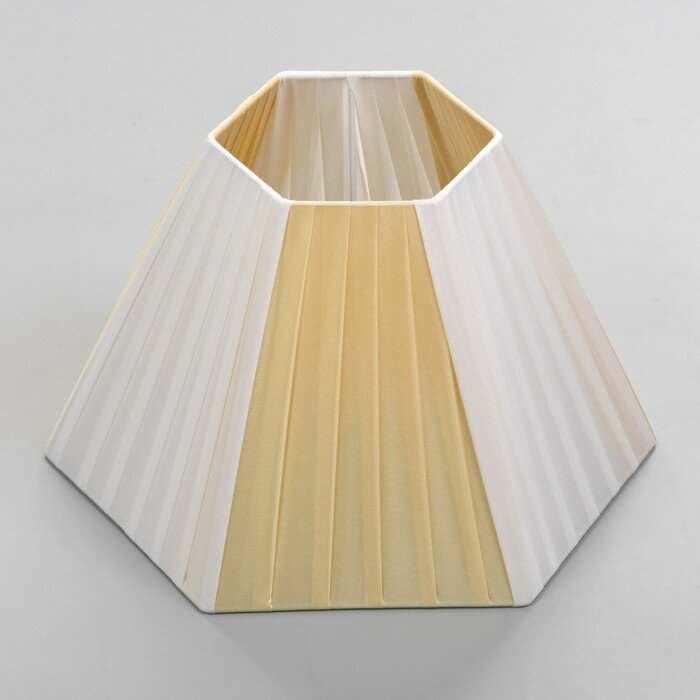 фото BayerLux Абажур "Геометрия" молочный Е27 32х28х20см