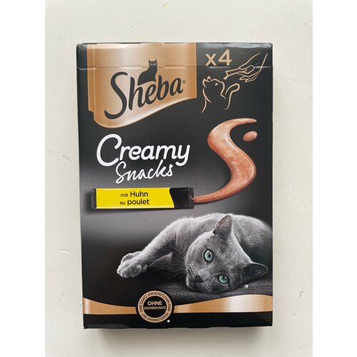 Лакомство Sheba Creamy Snacks с курицей 48 г 900₽