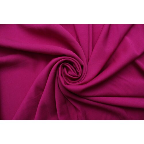 Ткань Креп-пике плательное стрейч пурпурного цвета , ш138см, 0,5 м