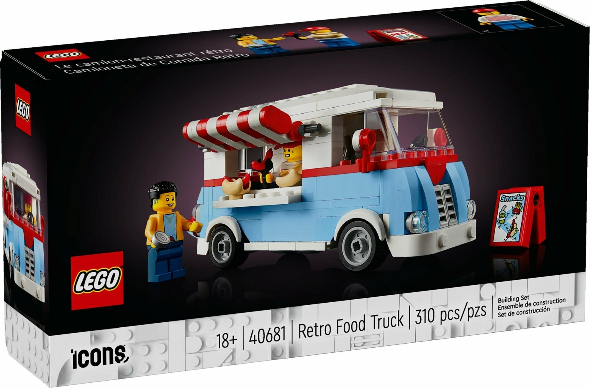 Lego 40681 Icons Ретро-фургон с едой
