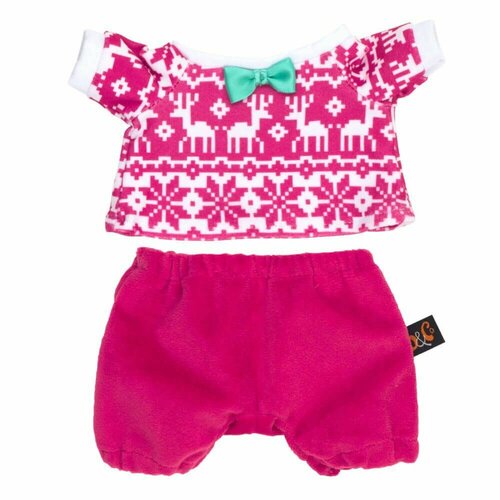 Набор одежды OKs22-220 Бархатный комбинезон и шарфик 22 см 800₽