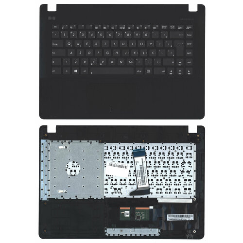 Клавиатура (keyboard) для ноутбука Asus X450L, топкейс, черный клавиатура для ноутбука asus x450l топкейс черный