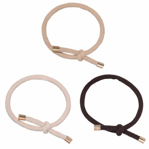 Резинка для волос, 5 см, 3 шт, полиэстер, Узел, Knot