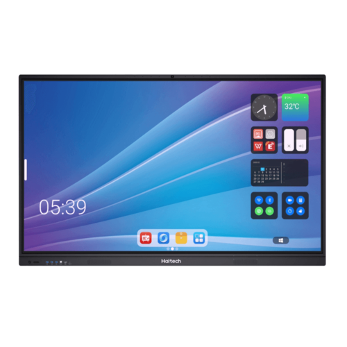 Информационный дисплей 55' 16:9 3840x2160(UHD 4K) IPS, TOUCH, 20-touch point, 60 Hz, 350 cd/m2, H178°/V178°, 4000:1, 6ms, VGA, 3xHDMI, DP, 2xUSB-C, 2xRJ-45, RS232, MicroSD, 6xUSB Type A, 3xUSB Type B, Speakers, Webcam 12Mp 4K, mic, BL 5.0, HDMI Out, Jack