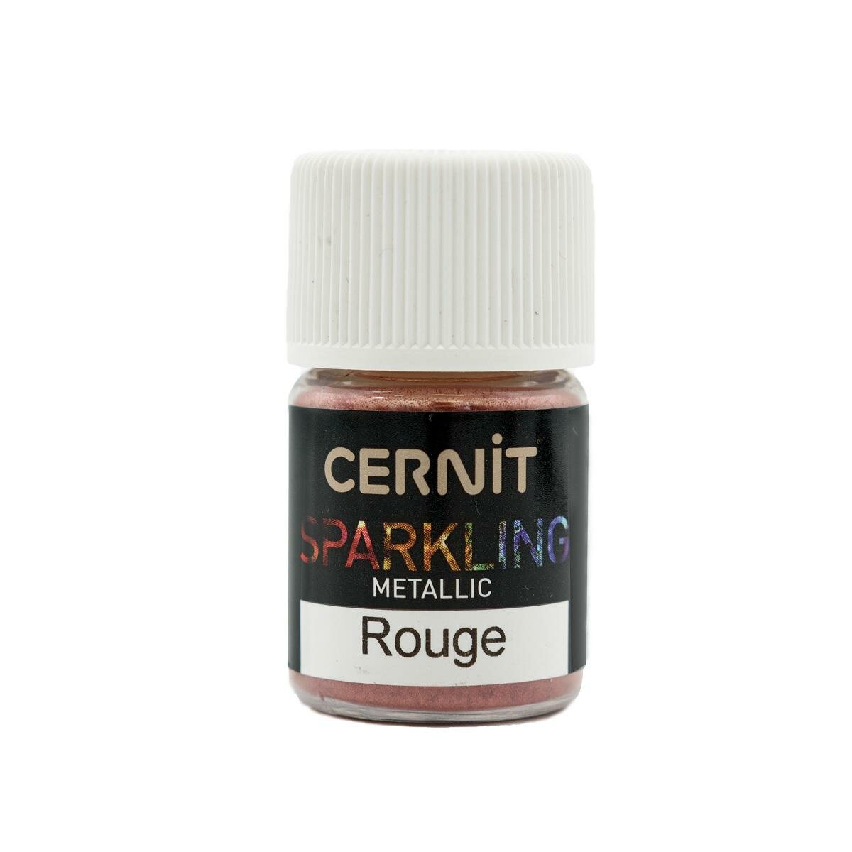 Мика-порошок Cernit "Sparkling Powder", слюда, металлик, цвет 400, красный, CE6100003, 3 г