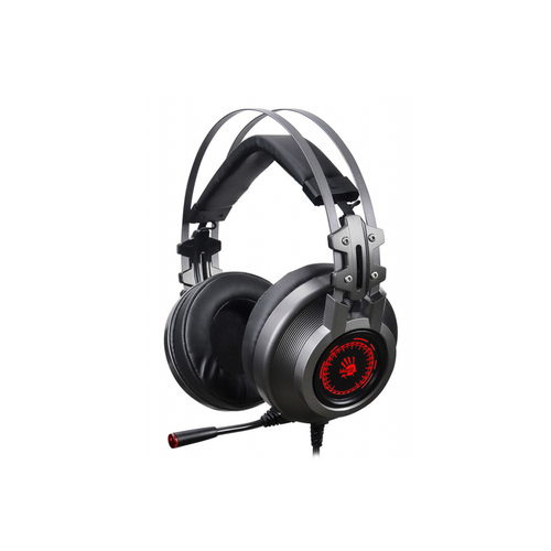 Наушники с микрофоном A4Tech Bloody J527 серый 2м мониторные USB оголовье 368700₽