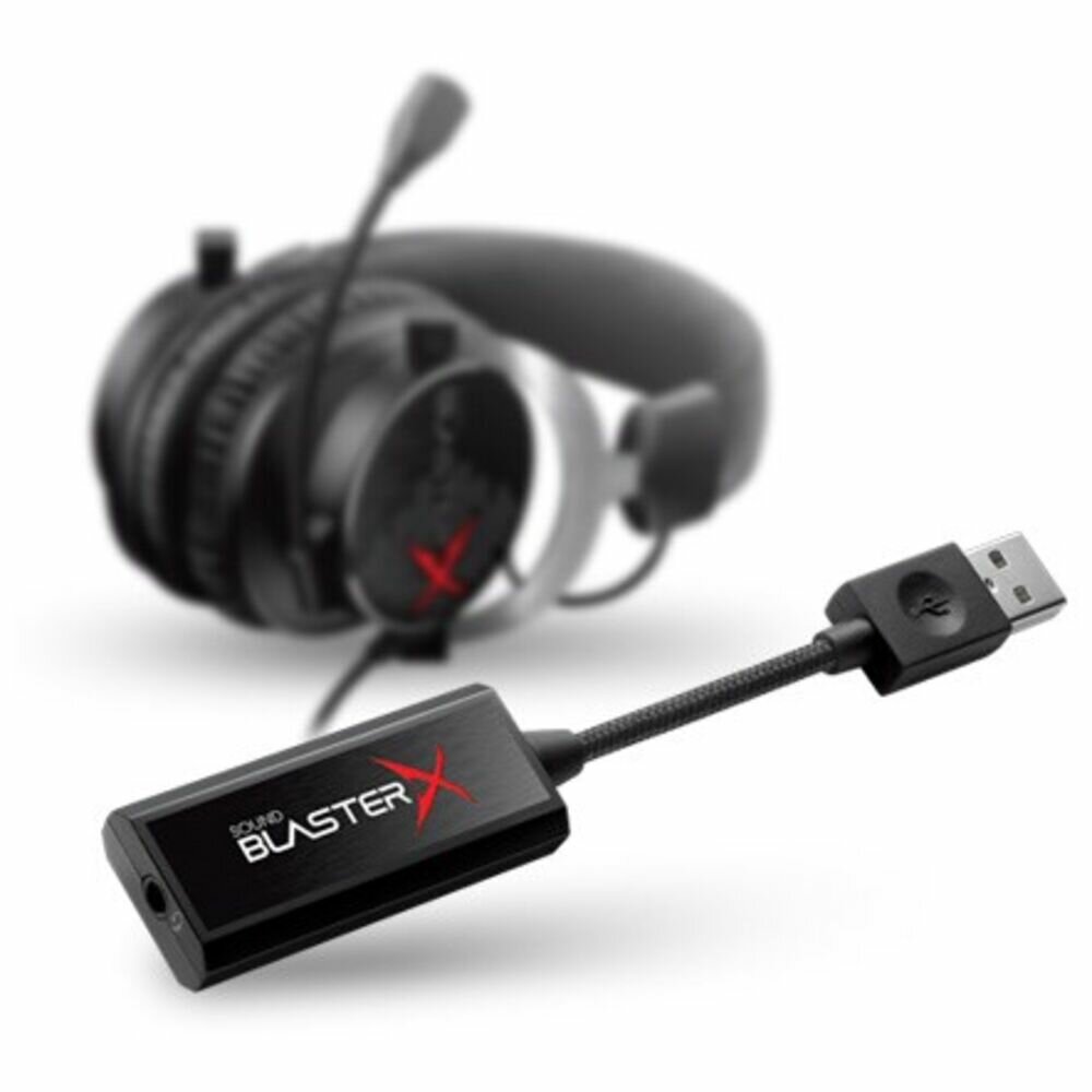 Звуковая карта USB CREATIVE Sound BlasterX G1, 7.1, Ret [70sb171000000] - фото №3