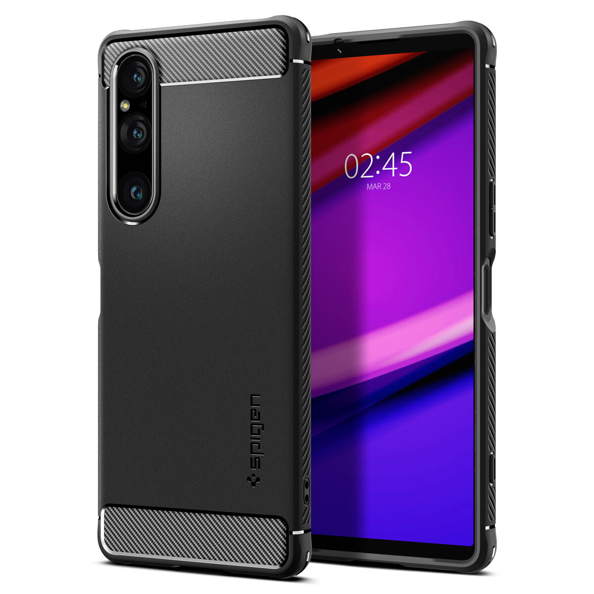 Чехол SPIGEN для Sony Xperia 1 V - Rugged Armor - Черный - ACS06204