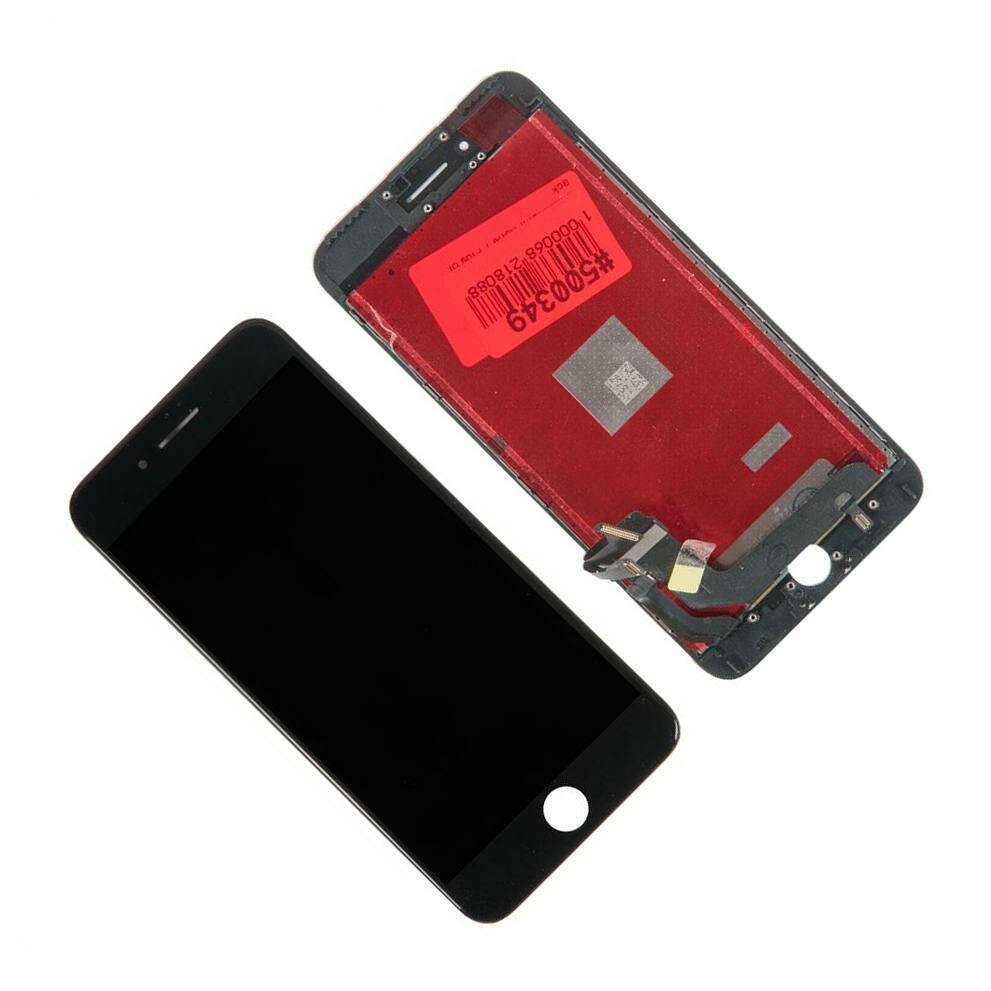 Дисплейный модуль в сборе с тачскрином и монтажной рамкой для Apple iPhone 7 Plus Tianma черный