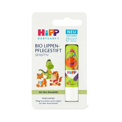 Hipp Babysanft Organik Dudak Nemlendirici детский бальзам для губ c маслом миндаля 48 г Германия 1496₽
