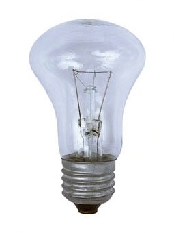 Лампа накаливания 75Вт E27 прозрачная(10 шт)