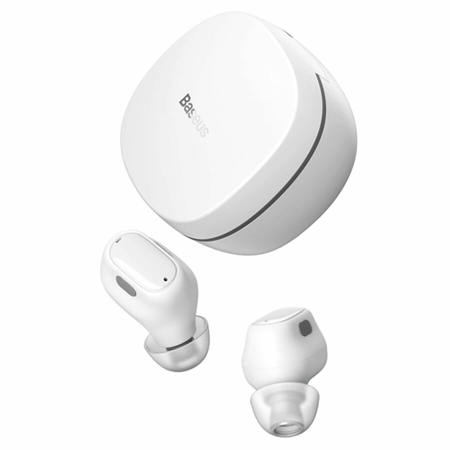 Беспроводные наушники TWS BASEUS Encok True WM01, Bluetooth, белый