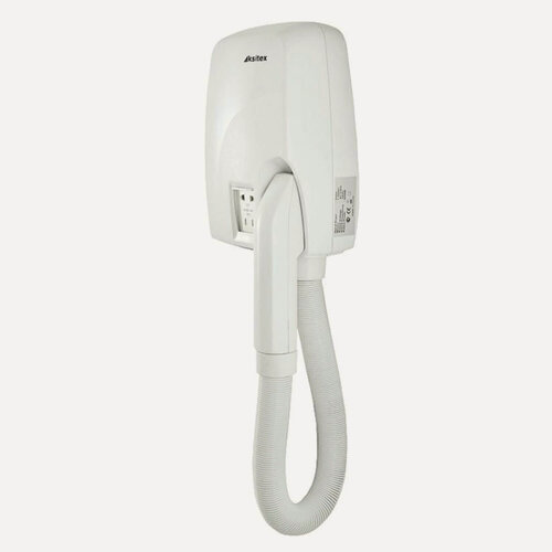 Изображение товара Фен для волос/сушилка для рук KSITEX F-2000 А1, 1200 Вт, пластик, таймер выключения 12 мин, белый
