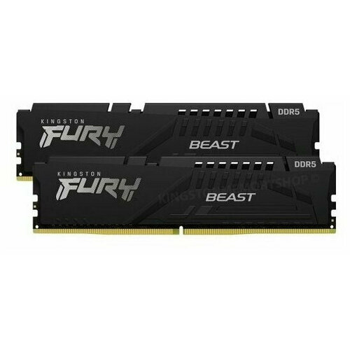 Оперативная память 64 Gb 5600 MHz Kingston HYPERX FURY BEAST (KF556C40BBK2-64)