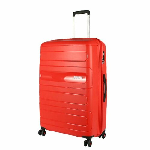 Чемодан American Tourister, 83.5 л, размер M, красный