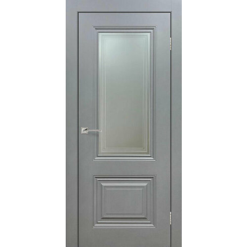 Дверь Межкомнатная, модель Венеция до, эмаль светло-серый 2000*700 (полотно) межкомнатная дверь vfd александрия до эмаль ivory pc 2000 700 полотно