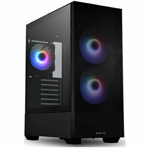 Lian Li Корпус Lancool 205 Mesh Black Mid-Tower, TG 2x 140mm ARGB + 1x 120mm ARGB fans inc. G99. OE764CX. R0 вентилятор lian li sl v2 140 white argb pwm 140mm 1600rpm 1pcs