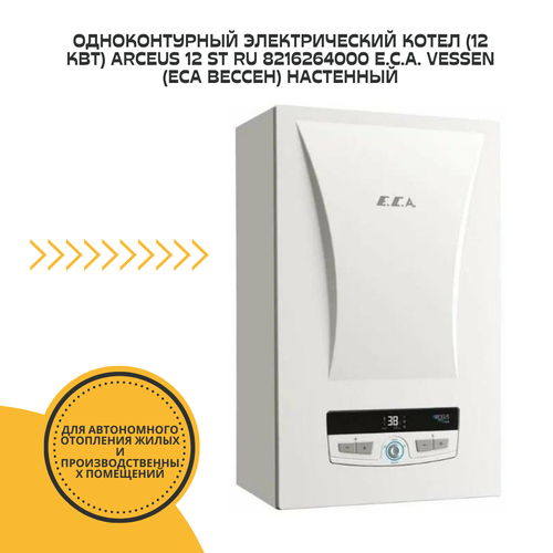 Одноконтурный электрический котел Arceus 12 ST настенный 73100₽