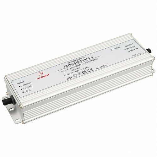 Arlight Блок питания ARPV-LG48250-PFC-A (48V, 5.21A, 250W) (IP67 Металл, 5 лет) 030021 блок питания arlight 030021 arpv lg pfc a