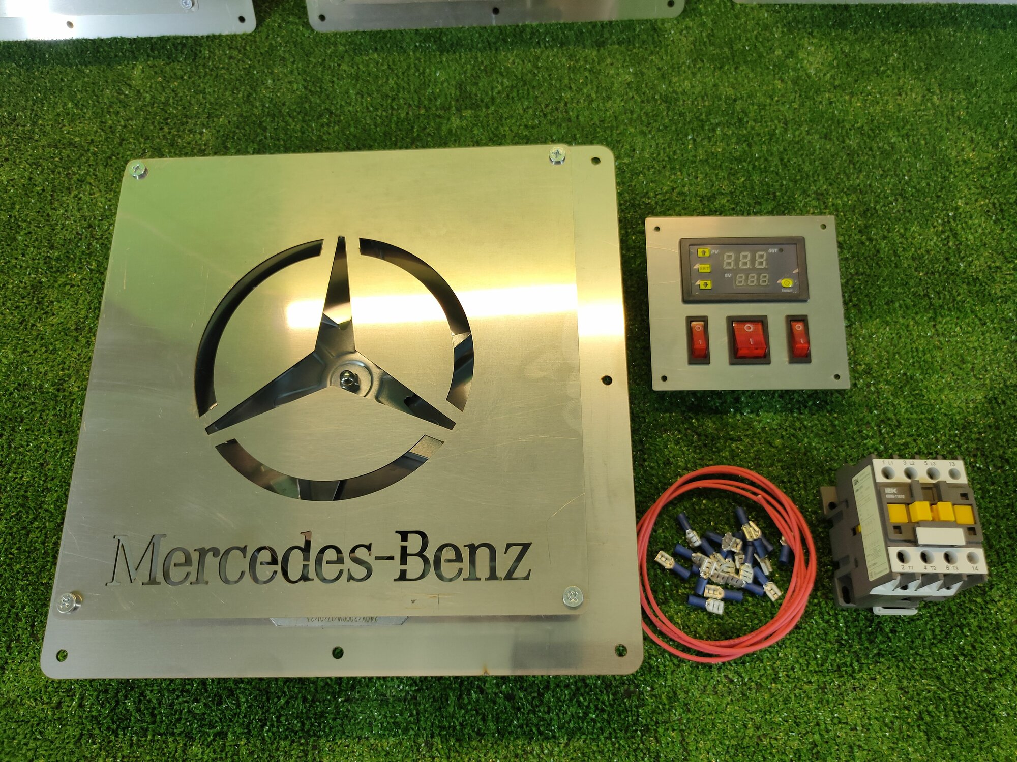 Конвекция для коптильни Mercedes ТЭН 2кВт+панель управления+контактор 10кВт