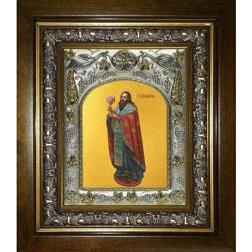святитель василий великий икона на доске 20 25 см Икона Василий Великий святитель