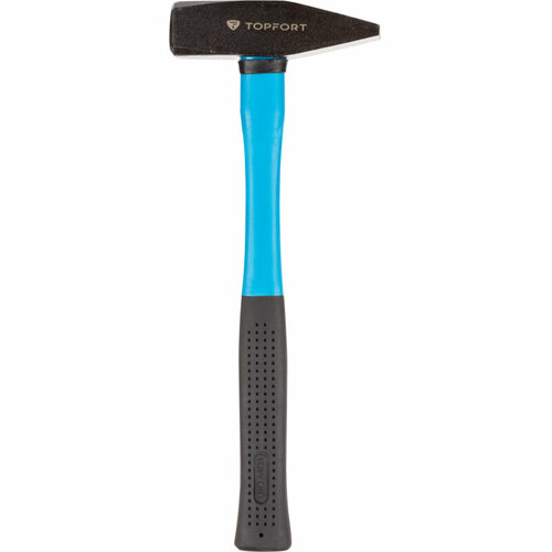 Молоток 1000 г TOPFORT из углеродистой стали фибергласовая рукоятка 967₽