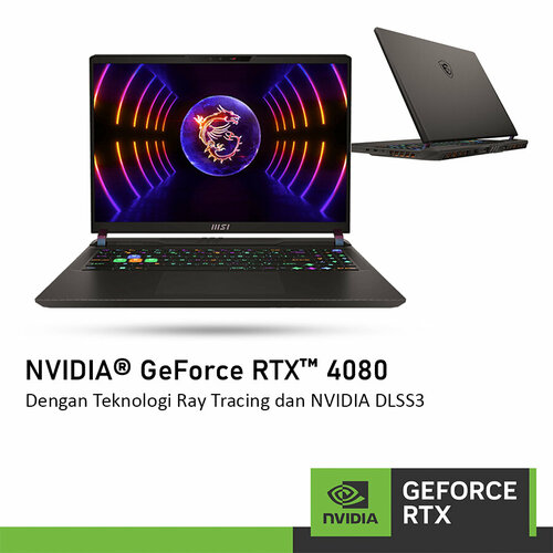 Игровой ноутбук MSI Vector GP68 HX 12VH-219RU 16 i9-12900HX 16 ГБ 1024 ГБ RTX4080 12 ГБ русская раскладка Windows 11 23000000₽