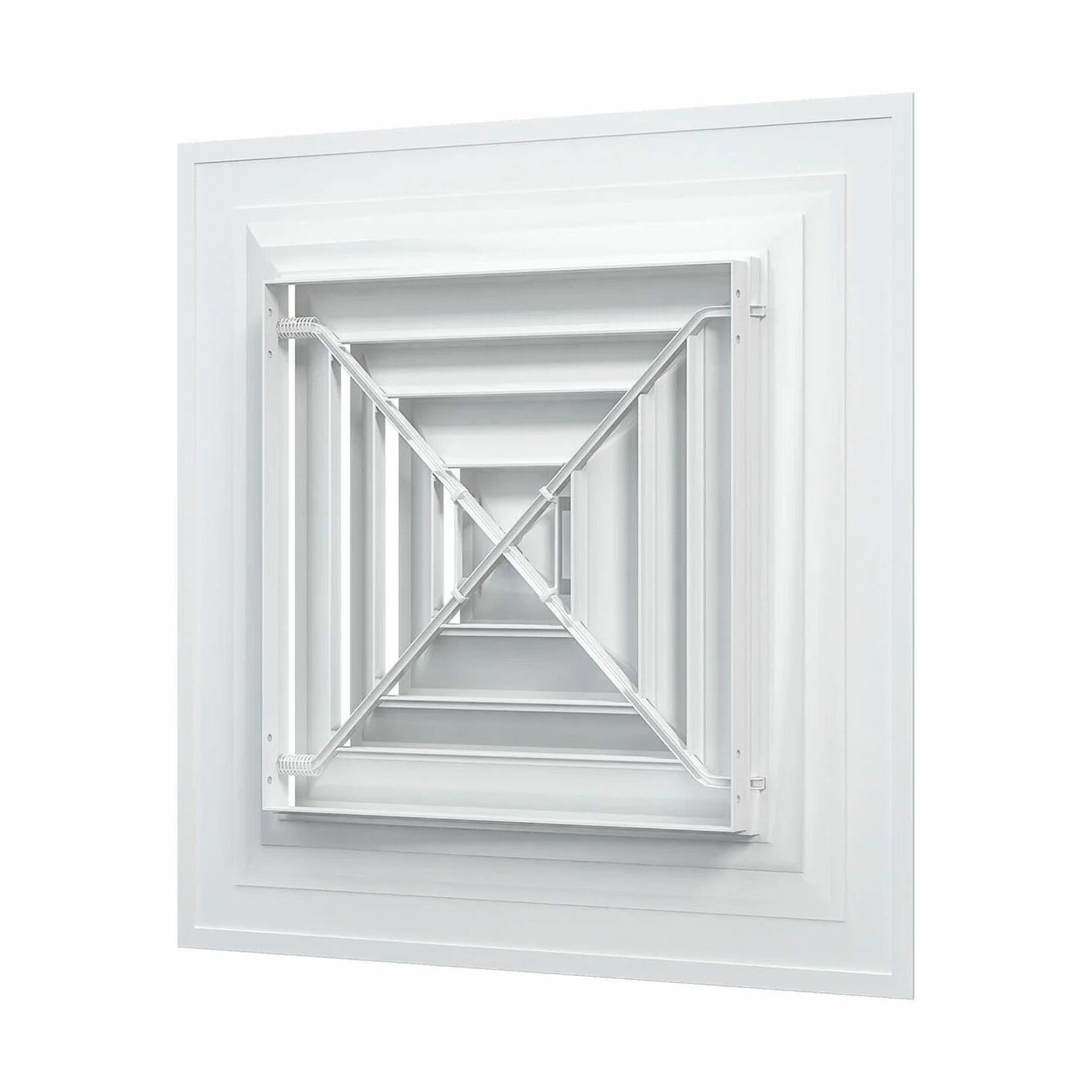 Диффузор c четырехсторонним распределением 295х295 алюминий ERA (C3030D4S) — фото 1