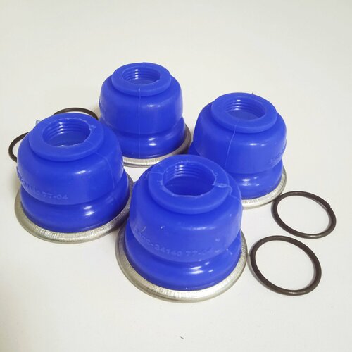 Пыльник рулевого наконечника в обойме с кольцом арт 3302-3414077-04 силикон для ам ГАЗель в комплекте 4 шт 800₽