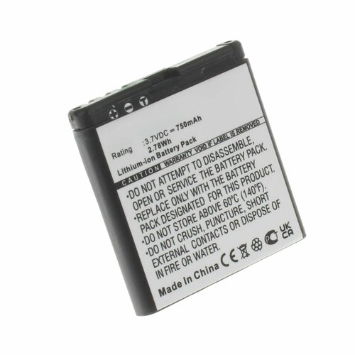 Аккумуляторная батарея iBatt iB-A1-M312 830mAh для телефонов, смартфонов Mobiado