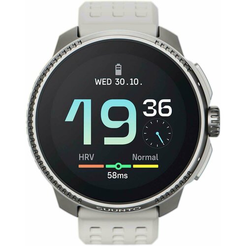 Умные часы Suunto Race Birch SS050931000 светлый, серый, черный