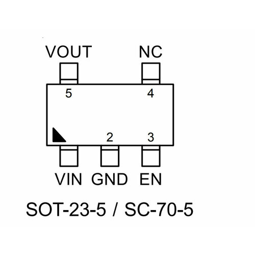 Микросхема RT9013-33 SOT-23-5 DE=