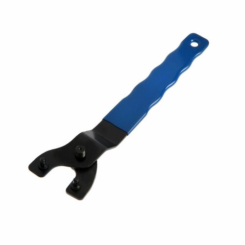 Ключ для УШМ болгарки, обрезиненная рукоятка, регулируемый 10 - 30 мм ключ фланцевый универсальный для ушм 12 50 мм fit 81901