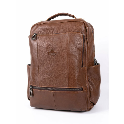 Рюкзак DEGS, фактура зернистая, коричневый