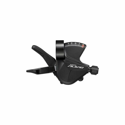 шифтер правый shimano alivio m3100 r aslm3100rc Переключатель велосипедный SHIMANO ALIVIO ASLM3100RC, 9 скоростей, правый, трос 2050 мм, черный, без упаковки, 2-8223