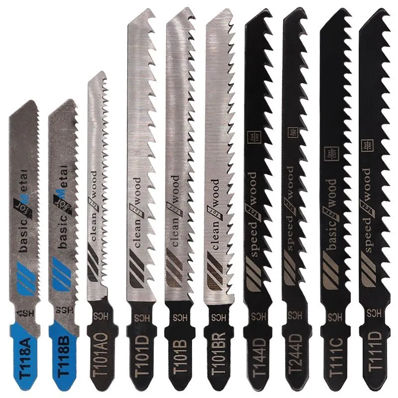 фото Пилки для лобзика по дереву, металлу 10шт